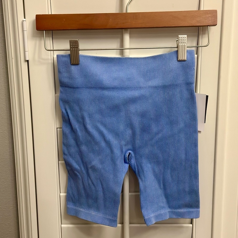 Grayson/Threads‎ Kids Blue Ribbed Biker Shorts – Size L (10/12)